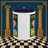 Premium Ready to Go Freemason Design | Accent Coloured 11oz Mug | Helping Hands of the Lodge | Charity Steward - Masonic Mugs