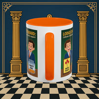 Premium Ready to Go Freemason Design | Accent Coloured 11oz Mug | Helping Hands of the Lodge | Charity Steward - Masonic Mugs