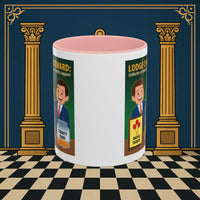 Premium Ready to Go Freemason Design | Accent Coloured 11oz Mug | Helping Hands of the Lodge | Charity Steward - Masonic Mugs