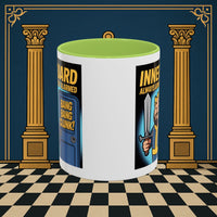 Premium Ready to Go Freemason Design | Accent Coloured 11oz Mug | Inner Guard's Moment | Inner Guard - Masonic Mugs