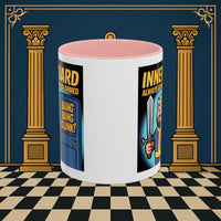 Premium Ready to Go Freemason Design | Accent Coloured 11oz Mug | Inner Guard's Moment | Inner Guard - Masonic Mugs