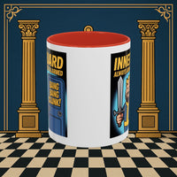 Premium Ready to Go Freemason Design | Accent Coloured 11oz Mug | Inner Guard's Moment | Inner Guard - Masonic Mugs
