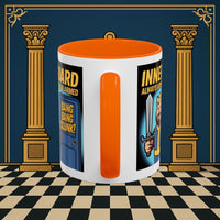 Premium Ready to Go Freemason Design | Accent Coloured 11oz Mug | Inner Guard's Moment | Inner Guard - Masonic Mugs
