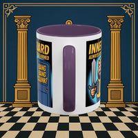 Premium Ready to Go Freemason Design | Accent Coloured 11oz Mug | Inner Guard's Moment | Inner Guard - Masonic Mugs