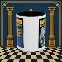 Premium Ready to Go Freemason Design | Accent Coloured 11oz Mug | Inner Guard's Moment | Inner Guard - Masonic Mugs