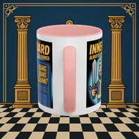 Premium Ready to Go Freemason Design | Accent Coloured 11oz Mug | Inner Guard's Moment | Inner Guard - Masonic Mugs