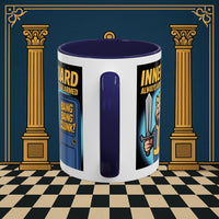 Premium Ready to Go Freemason Design | Accent Coloured 11oz Mug | Inner Guard's Moment | Inner Guard - Masonic Mugs