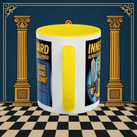 Premium Ready to Go Freemason Design | Accent Coloured 11oz Mug | Inner Guard's Moment | Inner Guard - Masonic Mugs