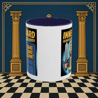 Premium Ready to Go Freemason Design | Accent Coloured 11oz Mug | Inner Guard's Moment | Inner Guard - Masonic Mugs
