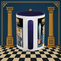 Premium Ready to Go Freemason Design | Accent Coloured 11oz Mug | Inner Guard's Warning | Inner Guard - Masonic Mugs