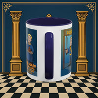 Premium Ready to Go Freemason Design | Accent Coloured 11oz Mug | Lodge Security | Inner Guard - Masonic Mugs
