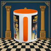 Premium Ready to Go Freemason Design | Accent Coloured 11oz Mug | Masonic Mentorship | Immediate Past Master - Masonic Mugs