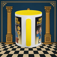 Premium Ready to Go Freemason Design | Accent Coloured 11oz Mug | Masonic Mentorship | Immediate Past Master - Masonic Mugs