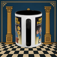 Premium Ready to Go Freemason Design | Accent Coloured 11oz Mug | Masonic Mentorship | Immediate Past Master - Masonic Mugs