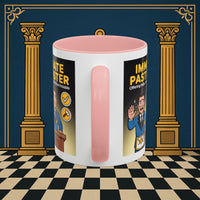 Premium Ready to Go Freemason Design | Accent Coloured 11oz Mug | Masonic Mentorship | Immediate Past Master - Masonic Mugs