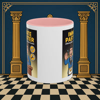 Premium Ready to Go Freemason Design | Accent Coloured 11oz Mug | Masonic Mentorship | Immediate Past Master - Masonic Mugs
