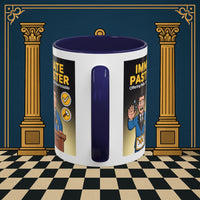 Premium Ready to Go Freemason Design | Accent Coloured 11oz Mug | Masonic Mentorship | Immediate Past Master - Masonic Mugs