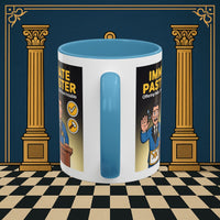 Premium Ready to Go Freemason Design | Accent Coloured 11oz Mug | Masonic Mentorship | Immediate Past Master - Masonic Mugs