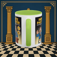 Premium Ready to Go Freemason Design | Accent Coloured 11oz Mug | Masonic Mentorship | Immediate Past Master - Masonic Mugs