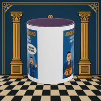 Premium Ready to Go Freemason Design | Accent Coloured 11oz Mug | The Donation Dodgers | Charity Steward - Masonic Mugs