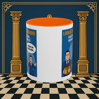 Premium Ready to Go Freemason Design | Accent Coloured 11oz Mug | The Donation Dodgers | Charity Steward - Masonic Mugs
