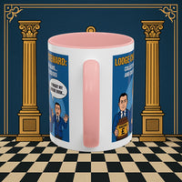 Premium Ready to Go Freemason Design | Accent Coloured 11oz Mug | The Donation Dodgers | Charity Steward - Masonic Mugs