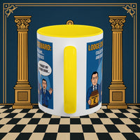 Premium Ready to Go Freemason Design | Accent Coloured 11oz Mug | The Donation Dodgers | Charity Steward - Masonic Mugs