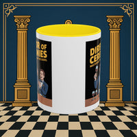 Premium Ready to Go Freemason Design | Accent Coloured 11oz Mug | Toastmaster's Triumph | Director of Ceremonies - Masonic Mugs