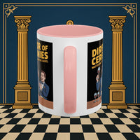 Premium Ready to Go Freemason Design | Accent Coloured 11oz Mug | Toastmaster's Triumph | Director of Ceremonies - Masonic Mugs