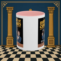 Premium Ready to Go Freemason Design | Accent Coloured 11oz Mug | Toastmaster's Triumph | Director of Ceremonies - Masonic Mugs