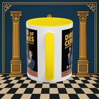 Premium Ready to Go Freemason Design | Accent Coloured 11oz Mug | Toastmaster's Triumph | Director of Ceremonies - Masonic Mugs