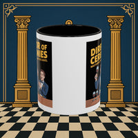 Premium Ready to Go Freemason Design | Accent Coloured 11oz Mug | Toastmaster's Triumph | Director of Ceremonies - Masonic Mugs