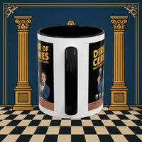 Premium Ready to Go Freemason Design | Accent Coloured 11oz Mug | Toastmaster's Triumph | Director of Ceremonies - Masonic Mugs