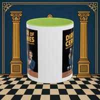 Premium Ready to Go Freemason Design | Accent Coloured 11oz Mug | Toastmaster's Triumph | Director of Ceremonies - Masonic Mugs