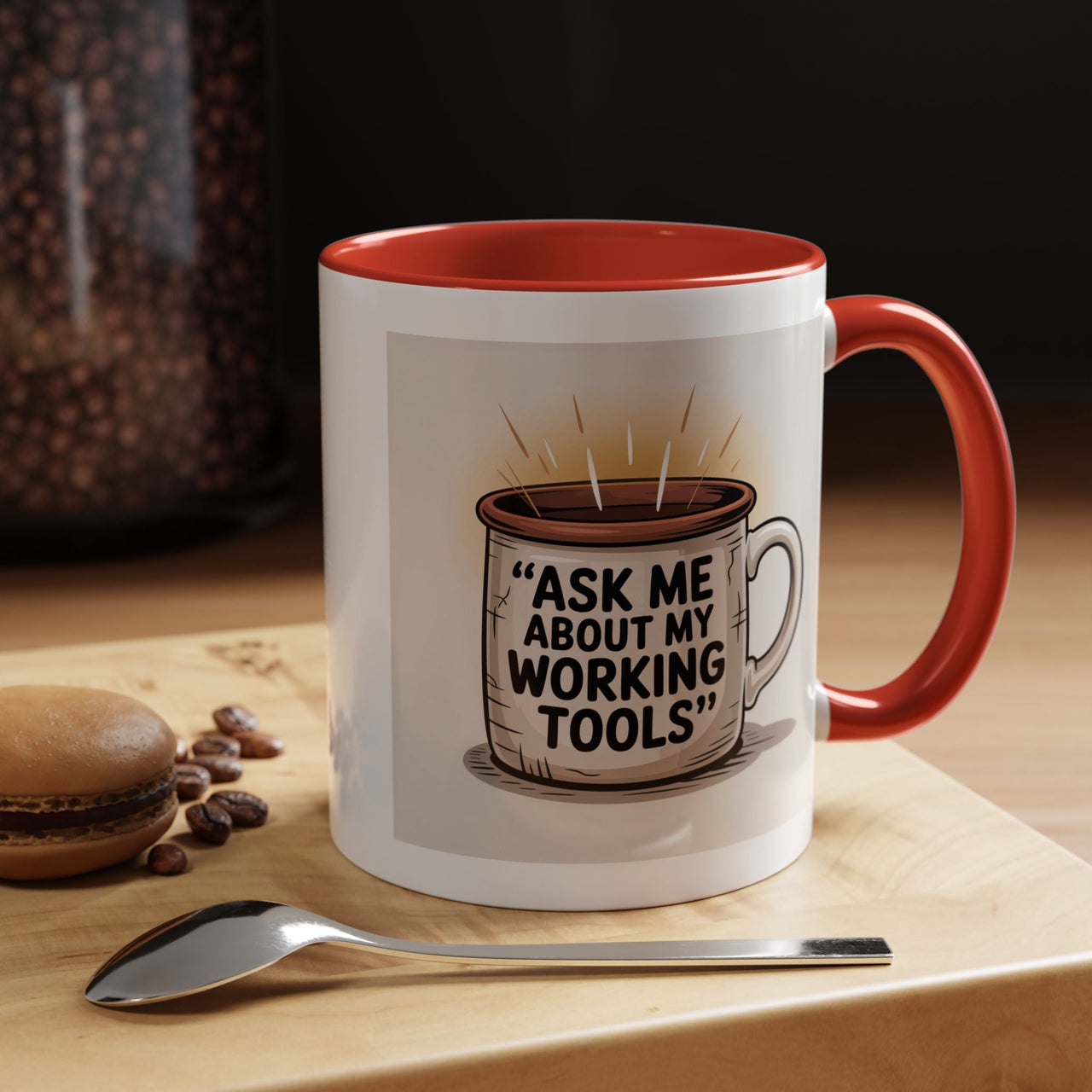 Premium Ready to Go Freemason Design | Ask Me About My Working Tools - Masonic Mugs