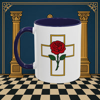 Premium Ready to Go Freemason Design | Crimson Cross | Rose Croix - Masonic Mugs
