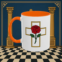 Premium Ready to Go Freemason Design | Crimson Cross | Rose Croix - Masonic Mugs