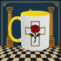 Premium Ready to Go Freemason Design | Crimson Cross | Rose Croix - Masonic Mugs