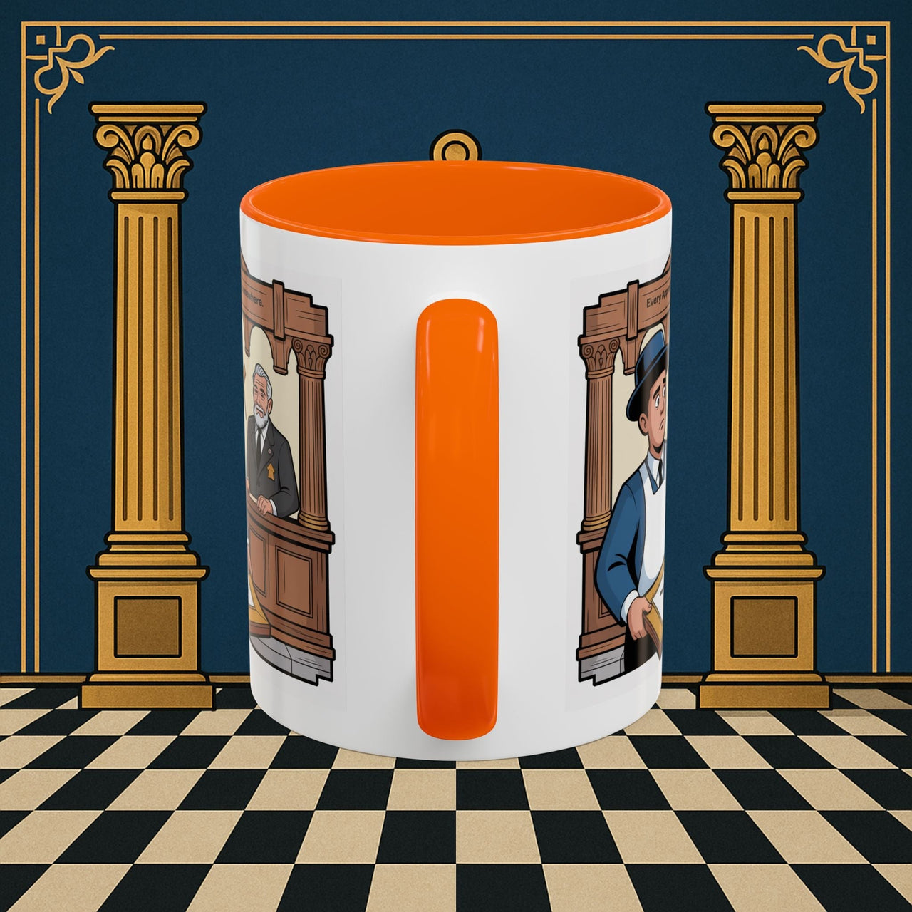 Premium Ready to Go Freemason Design | Entered Apprentice Every Apprentice Starts Somewhere - Masonic Mugs