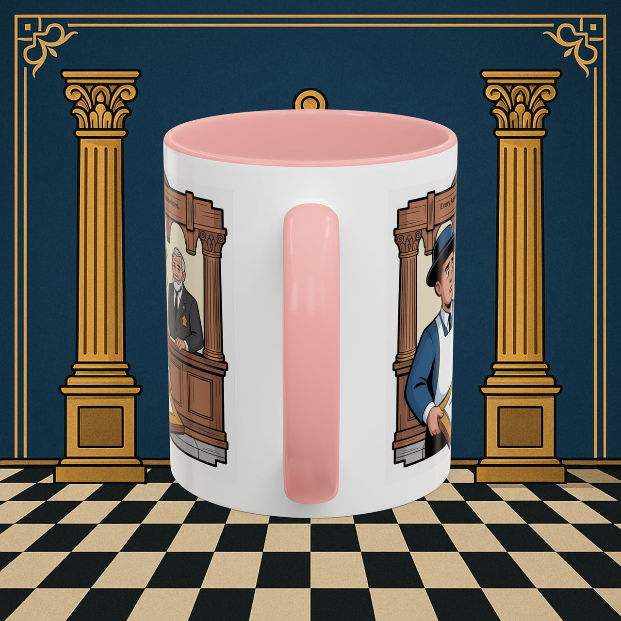 Premium Ready to Go Freemason Design | Entered Apprentice Every Apprentice Starts Somewhere - Masonic Mugs