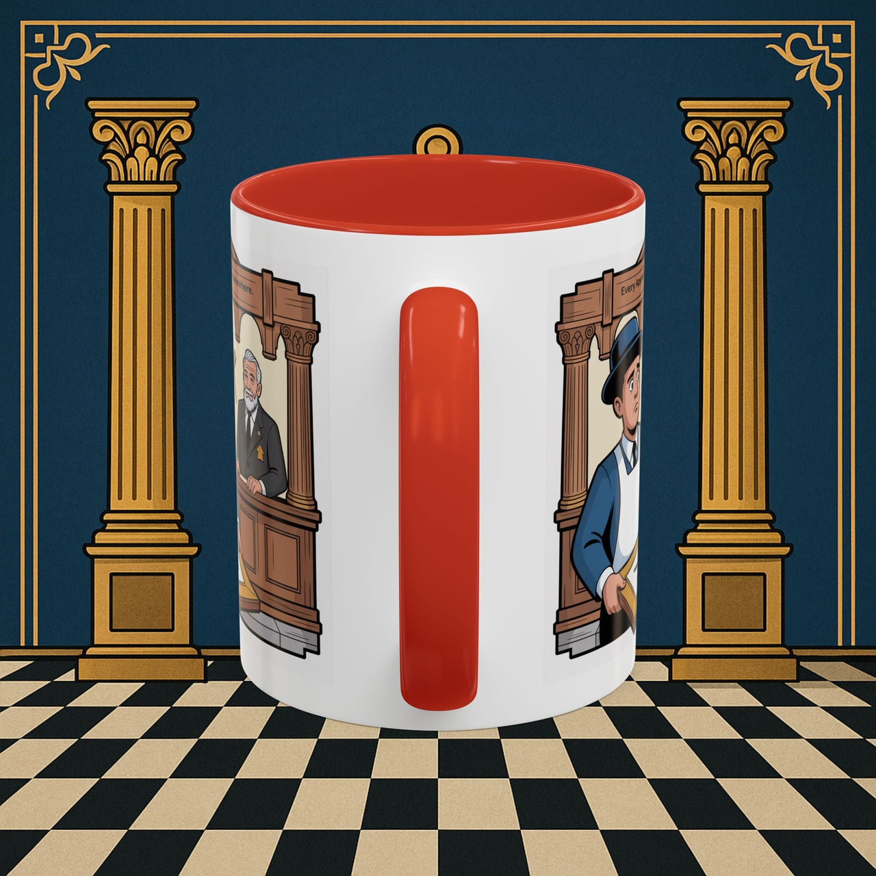 Premium Ready to Go Freemason Design | Entered Apprentice Every Apprentice Starts Somewhere - Masonic Mugs