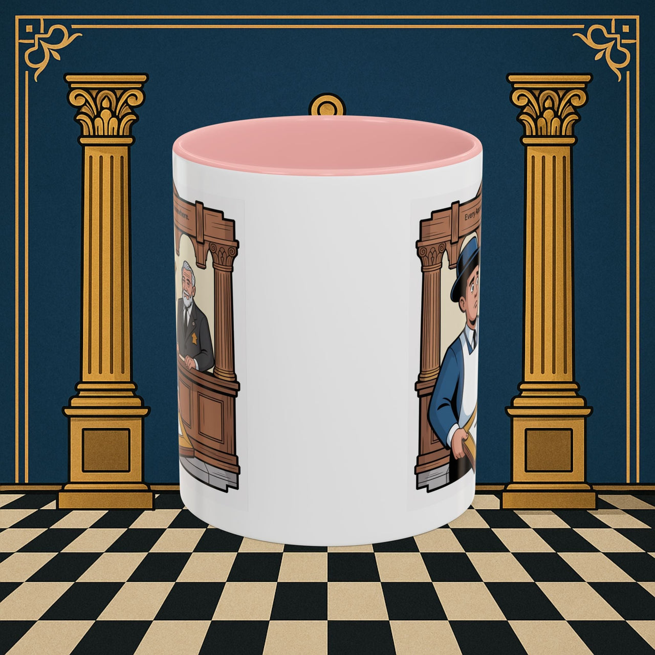 Premium Ready to Go Freemason Design | Entered Apprentice Every Apprentice Starts Somewhere - Masonic Mugs