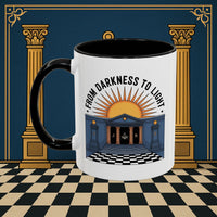 Premium Ready to Go Freemason Design | Entered Apprentice From Darkness to Light - Masonic Mugs