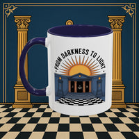 Premium Ready to Go Freemason Design | Entered Apprentice From Darkness to Light - Masonic Mugs