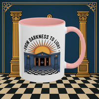 Premium Ready to Go Freemason Design | Entered Apprentice From Darkness to Light - Masonic Mugs