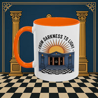 Premium Ready to Go Freemason Design | Entered Apprentice From Darkness to Light - Masonic Mugs