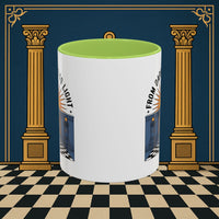 Premium Ready to Go Freemason Design | Entered Apprentice From Darkness to Light - Masonic Mugs