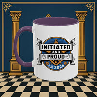 Premium Ready to Go Freemason Design | Entered Apprentice Initated and Proud 2025 - Masonic Mugs
