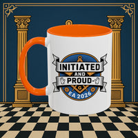 Premium Ready to Go Freemason Design | Entered Apprentice Initated and Proud 2025 - Masonic Mugs