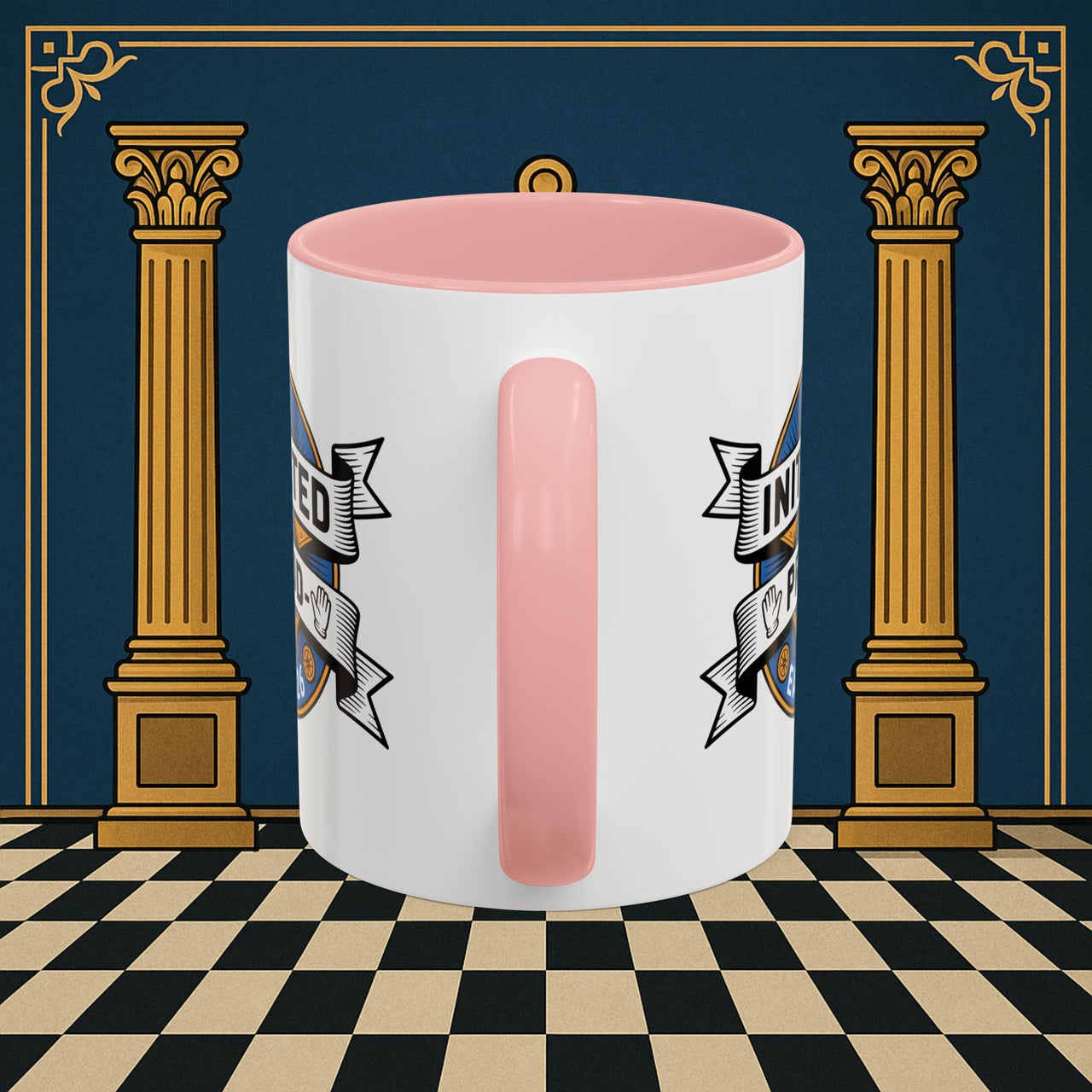 Premium Ready to Go Freemason Design | Entered Apprentice Initated and Proud 2025 - Masonic Mugs